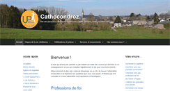 Desktop Screenshot of cathocondroz.be