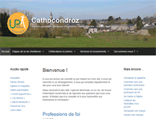 Tablet Screenshot of cathocondroz.be